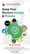 1 Schermata Touch VPN - Fast Hotspot Proxy