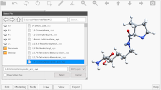 CrysX-3D Viewer (XYZ,VASP,CIF) screenshot 2