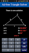 برنامه‌نما Ad-free Triangle Solver عکس از صفحه