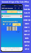 Bar Code Generator & Scanner P captura de pantalla 3
