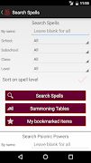 برنامه‌نما D20 Complete Reference عکس از صفحه