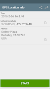 GPS Location - Share address poster