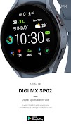 MIMIX Digital Sp02 Watchface تصوير الشاشة 1