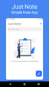 Just Note:Simple Note App الملصق