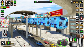 Modern Train Driver Train Game screenshot 2