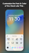 ios 16 lock screen 2023 Ekran Görüntüsü 6