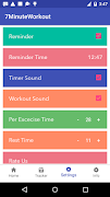برنامه‌نما 7 Minute Workout عکس از صفحه