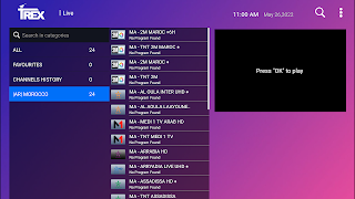 برنامه‌نما TREX OTT عکس از صفحه