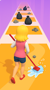 Mop Rush 3D الملصق