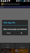 WebPage Link extractor تصوير الشاشة 2