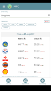 برنامه‌نما KYFC - Know Your Fuel Cost عکس از صفحه