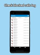 برنامه‌نما مسدود کننده تماس بگیرید عکس از صفحه
