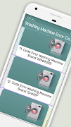 1 Schermata Washing Machine Error Code
