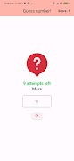 برنامه‌نما Guess number! عکس از صفحه