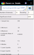 Applied Statistic 1 & histograms screenshot 2