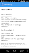 1 Schermata Screen Dictionary