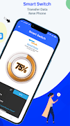 Smart switch data transfer app imagem de tela 4