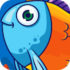 Deep sea Fish Bubble icon