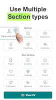 Resume Builder: Smart CV Maker imagem de tela 2