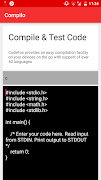 Compilo - Compile / Test code penulis hantaran