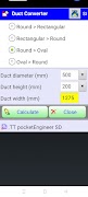 Ductulator - HVAC duct sizing screenshot 2