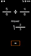 Fraction Division Practice captura de pantalla 1