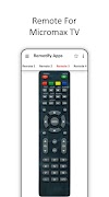 Micromax TV Remote screenshot 1