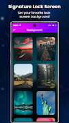 Signature Lock Screen اسکرین شاٹ 4