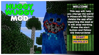 Huggy Wuggy Poppy Mod MCPE पोस्टर