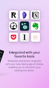 برنامه‌نما Readwise Reader عکس از صفحه