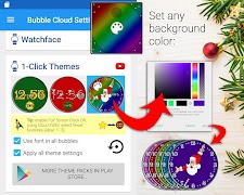 برنامه‌نما Christmas Watchface theme pack عکس از صفحه