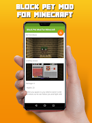 Block Pet Mod for Minecraft تصوير الشاشة 1