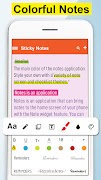 1 Schermata Notepad Sticky Notes