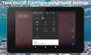 TapTorch –One click Flashlight captura de pantalla 5