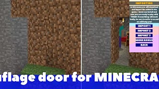 Camuflage Door Mod Minecraft screenshot 4