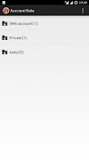 AccountNote captura de pantalla 1