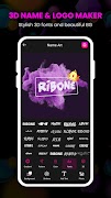 3D Name Art - 3D Logo maker Screenshot 3