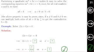 Algebra Tutorial 3 اسکرین شاٹ 4