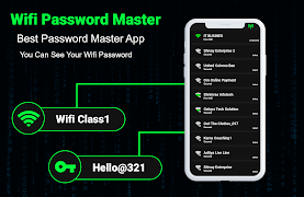 برنامه‌نما Wifi Password Hacker App عکس از صفحه