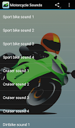 Motorcycle Sounds captura de pantalla 1