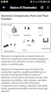 Learn Electronics Basics capture d'écran 7