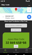 Map Code Drive Japan capture d'écran 2