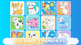 Easy coloring pages for kids ภาพหน้าจอ 6