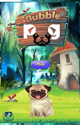 Pug Bubble Poster