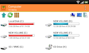 WiFi PC File Explorer Pro imagem de tela 2