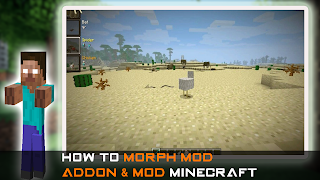 Morph Mod Addon for Minecraft captura de pantalla 1