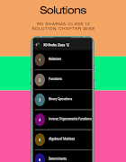 برنامهنما RD Sharma Class 12 Offline Mat عکس از صفحه