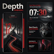 Depth Wallpapers 4k Live Clock スクリーンショット 6