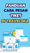 Guide Pesan Tiket Traveloka 海報