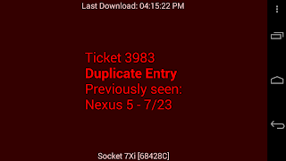 PatronTicket Barcode Scanner syot layar 2